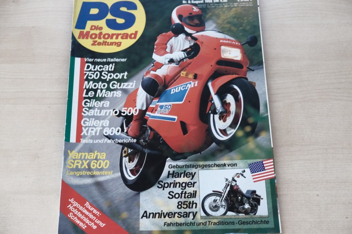PS Sport Motorrad 08/1988